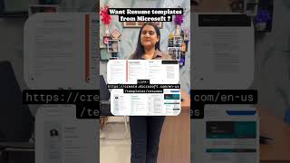 Resume templates from Microsoft [upl. by Ecadnac]