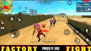 FREE FIRE FACTORY FIGHT BOOYAH PART 2  FF FACTORY ROOF CHALLENGE VIDEO FACTORY FREE FIRE GAME KING [upl. by Adalie]