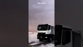 PREMIÈRE TEMPÊTE DE GRÊLE DANS LE DESERT DARABIE SAOUDITE [upl. by Felicie364]