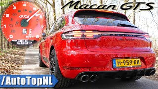 2020 PORSCHE MACAN GTS 0265kmh ACCELERATION TOP SPEED amp SOUND by AutoTopNL [upl. by Franciska]