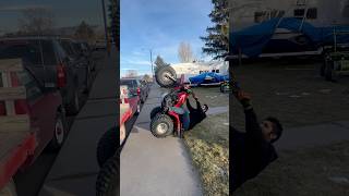 youtube thanksgiving wheelie viralvideo wheeliewednesday youtubeshorts shorts fail reverse [upl. by Ary]