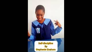 Stephenie Enahoro Speaks on Selfdiscipline [upl. by Bilac576]