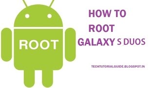 How To Root Samsung S duos S7562 One Click Root [upl. by Lada]