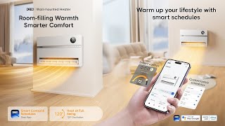 Is the Dreo Smart Wall Heater Worth It  Powerful 1500W Electric Space Heater Review [upl. by Behl]