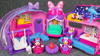 44 Minutes Satisfying with Unboxing Disney Minnie Mouse Toys Camper Van amp Miniature House  ASMR [upl. by Ethben]