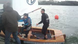 Near perfect downwind kiteup and gybe changeover by West Lancs YC at the 2013 Crewsaver 24hr Race [upl. by Eiramlehcar781]