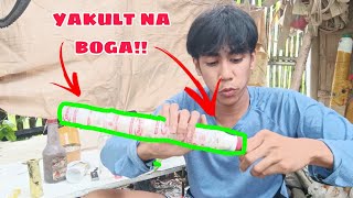 HOW TO MAKE YAKULT NA LANTAKA sobrang lakas  Boga King [upl. by Nogras]