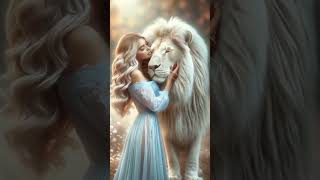 Lion Queen 🦁 aiart shortvideo shorts [upl. by Amle]