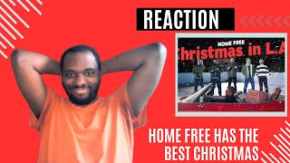 Home Free  Christmas in LA REACTION This was too much fun reaction music fun like christmas [upl. by Warila]