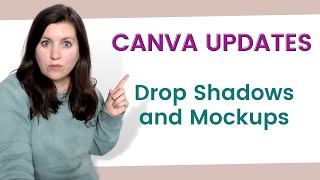 Canva Update Drop Shadow Feature and New Mockups [upl. by Aiem]