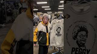 Superfan Miss Peggy Sees Her Nike Sweatshirt [upl. by Reffineg]