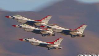 Aviation Nation 2011  USAF Thunderbirds Complete Demonstration [upl. by Yeknarf]