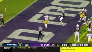 Leddie Brown Touchdown Run at TCU [upl. by Llehsyt]