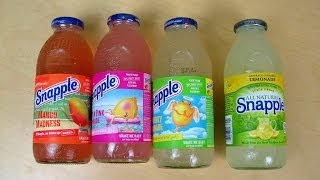 Snapple Fruit Drinks Part I [upl. by Gauldin458]