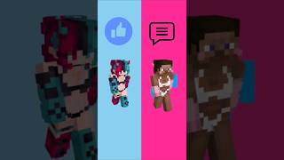 Singingin challenge🎶 Minecraft Boys vs Girls Part 4 shorts minecraft [upl. by Naitsabas339]