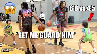 4FOOT5 KID LOCKS UP 68 5STAR FRESHMAN [upl. by Ayidan]