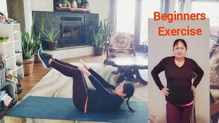 Start Exercise 1  Abs Exercise for Beginners with Visaya Voice Over 😁 [upl. by Tronna428]