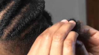 How to flat twist my 4C hair [upl. by Luoar]