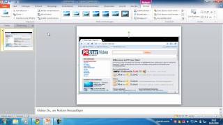 Powerpoint 2010  Screenshots direkt in Powerpoint erstellen und einfügen [upl. by Adriaens]