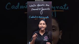 Chemical Formula Of Cadmium Thiocynate  Rapid Chemistry 301  by Nikki Maam [upl. by Anayad348]