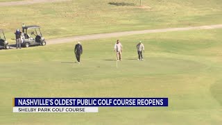 Nashvilles oldest public golf course reopens [upl. by Uella]