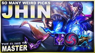 SO MANY WEIRD PICKS NOW IM STICKING TO JHIN  League of Legends [upl. by Ainslee]