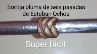 Sortija pluma de seis pasadas de Esteban Ochoa [upl. by Clo]