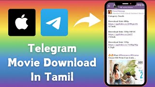 Telegram Movie Download Tamil I TelegramMovie Download Problem Tamil On iPhone 2024 [upl. by Alfonzo]