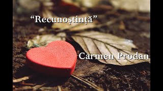 Carmen Prodan quotRecunostintaquot [upl. by Gonzalo859]