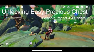 Unlocking Precious Chest Pouring Tea in Chizhang Wall  Genshin Impact 44 Update Chenyu Vale [upl. by Drugge]