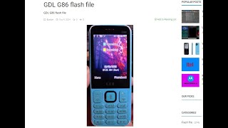 GDL G86 flash file 2 [upl. by Gen]