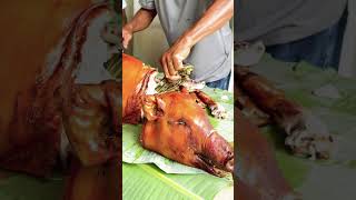 Pork lechon pork porklechon trending shorts shortvideo [upl. by Aleciram73]