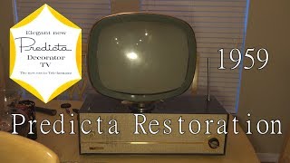 1959 Philco Predicta Debutante TV Restoration [upl. by Haukom]