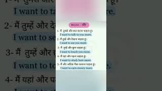 Daily Use English Sentences for Everyone in hindi to english with shivam [upl. by Conard]