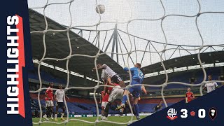 HIGHLIGHTS  Wanderers 30 Salford City [upl. by Garwin331]