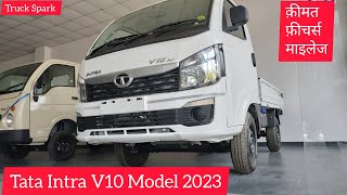 Tata Intra V10 AC 2023 Model  Price amp Features tataintra tatamotors truckspark ridespark [upl. by Jecon]