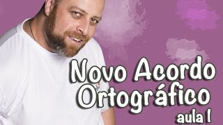 Novo Acordo Ortográfico  Parte 1 Prof Noslen [upl. by Verger997]