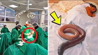 Woman Arrives at the Hospital with Stomach Pain and Doctors Panic at What Comes Out of Her Belly [upl. by Erickson73]