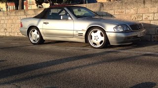 Mercedes Benz SL600 V12 drive and review R129 [upl. by Llerrehs]