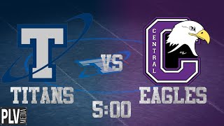 Papillion La Vista South Titans vs Platteview Trojans vs Omaha Central Eagles Var Wrestling Tri [upl. by Hairakcaz]