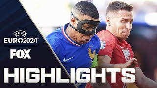 France vs Poland Highlights  UEFA Euro 2024 [upl. by Hilliary]