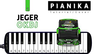 Pianika Telolet BasurI JEGER OKDJ  Tutorial Pianika [upl. by Iams]