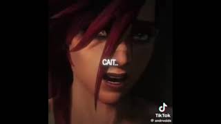 Caitlyn and Vi jail lot scene EDIT [upl. by Chimene]