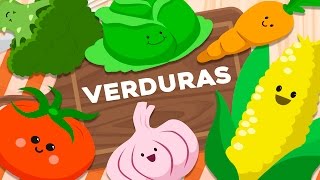 Las VERDURAS en ESPAÑOL para niños – Vídeos infantiles para aprender [upl. by Zeni]