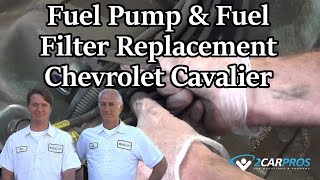 Fuel Pump amp Fuel Filter Replacement Chevrolet Cavalier 19952005 [upl. by Charleton]