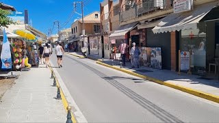 SIDARI CORFU main strip walk June 2024 around mid day [upl. by Etep]