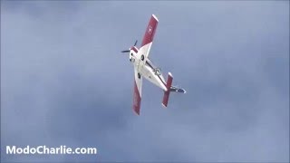 Demo ENAER T35 Pillán FACh en FIDAE 2016 [upl. by Goldsworthy768]