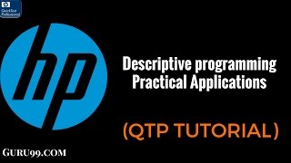 Descriptive programming Practical Applications  HP UFTQTP TutoriaL 32 [upl. by Orren]