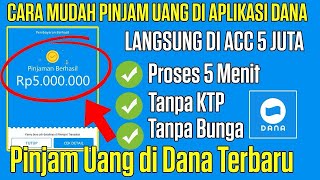 TANPA KTP CARA PINJAM SALDO DANA LANGSUNG CAIR  CARA PINJAM UANG DI DANA 2024 [upl. by Nayb]