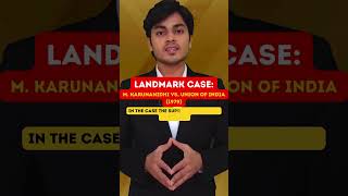 M Karunanidhi Landmark CaseArticle 248 constitutionalrights upsc constitutionallaw indianpolity [upl. by Namrac498]